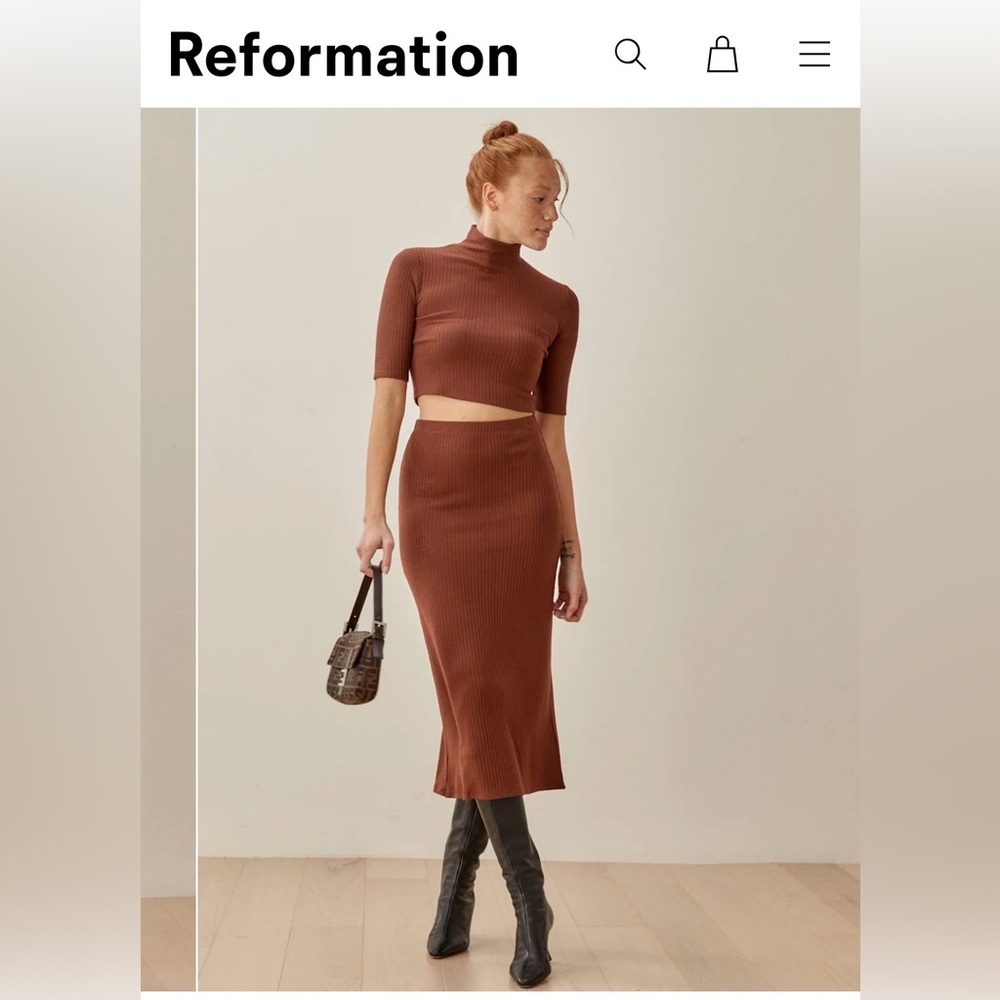 Reformation Leyla two piece + Carmel top